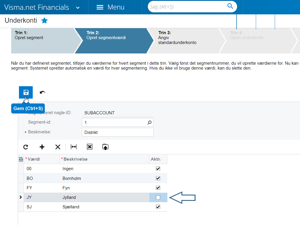 Vejledning - Inaktiv underkontoværdi 002
